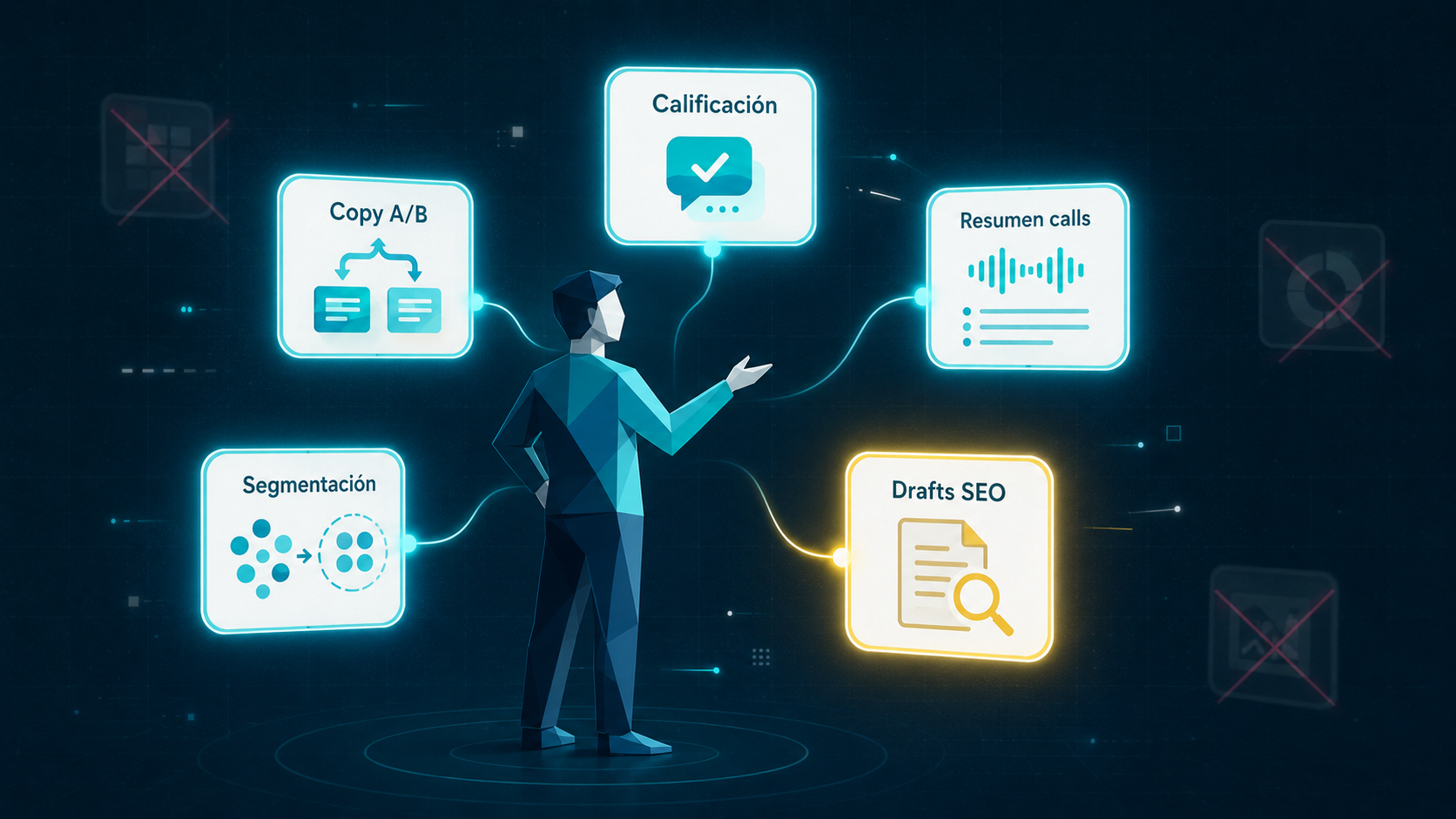 IA generativa en marketing B2B: 5 usos reales que ya están dando resultado (sin hype)