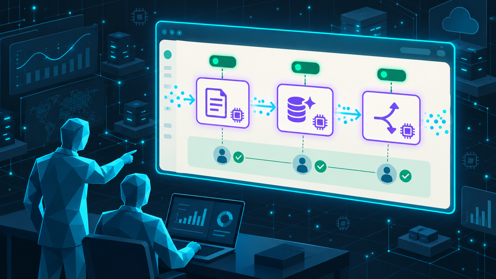 Agentic AI para pyme B2B: 3 workflows que rinden con equipo chico (sin caer en el hype)