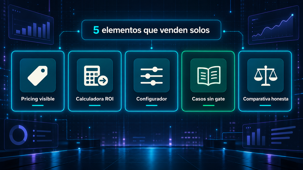 Los cinco elementos de un sitio web B2B self-service